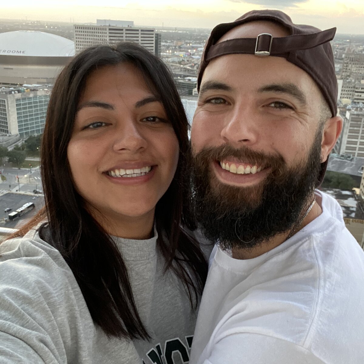 Chase and Paola, owners of Superior Embroidery & Prints