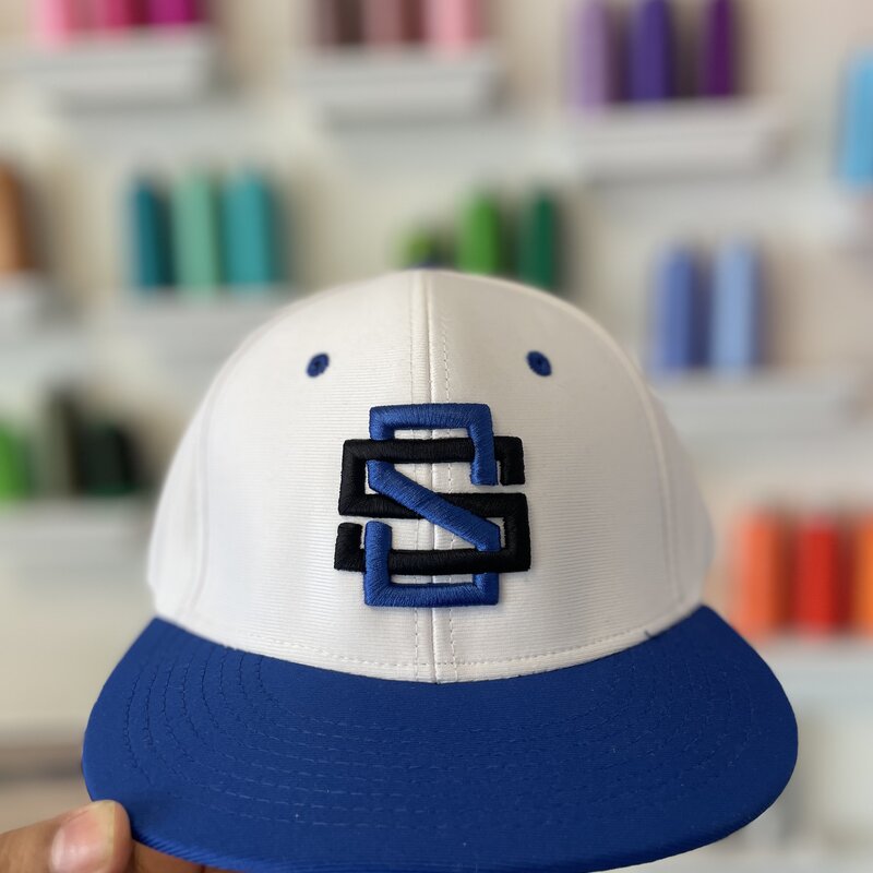 Custom embroidered S cap